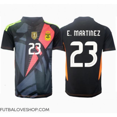 Dres Argentína Emiliano Martinez #23 Brankarsky Domáci Copa America 2024 Krátky Rukáv
